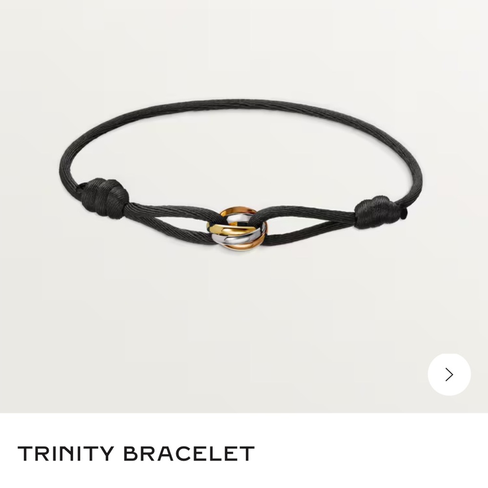 Blue Trinity Bracelet with Gold and Silver Accents